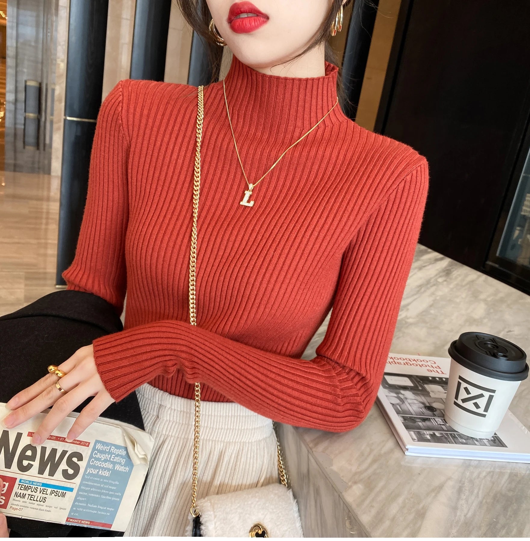 Soft Turtleneck Sweater
