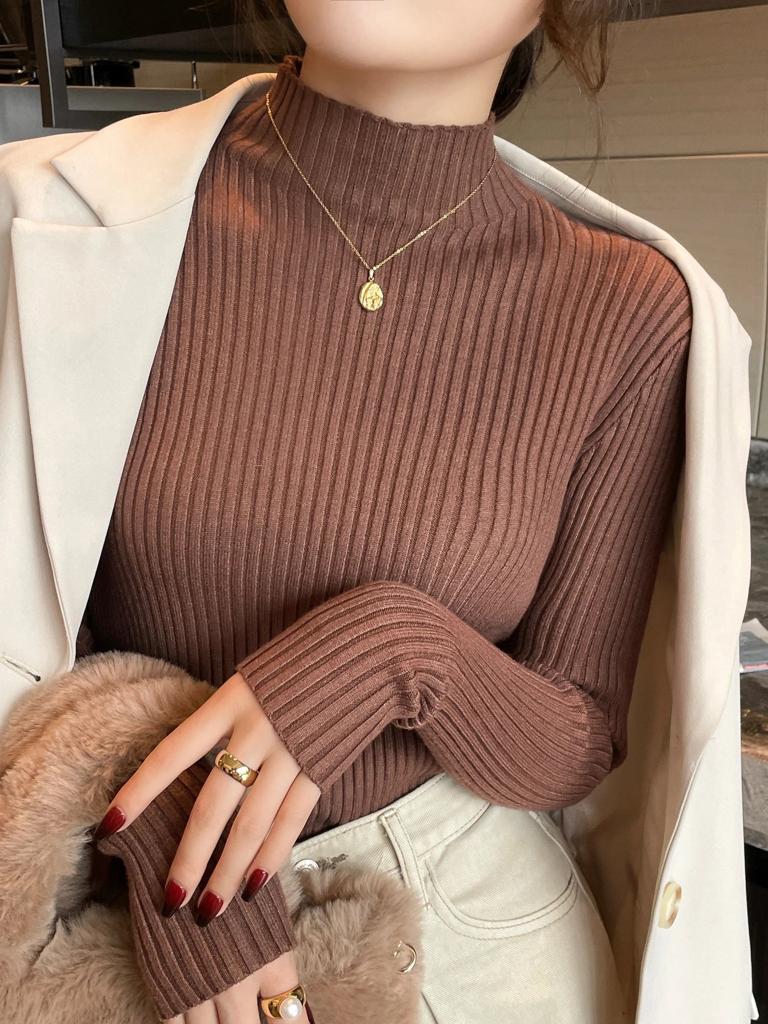 Soft Turtleneck Sweater